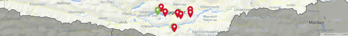 Map view for Pharmacy emergency services nearby Klagenfurt  (Land) (Kärnten)